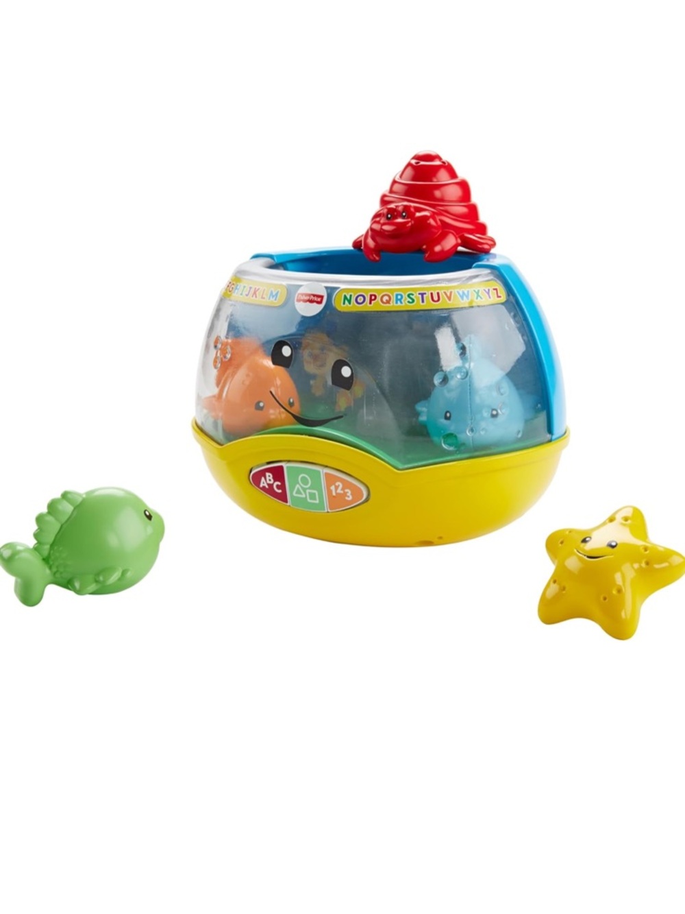 Fisher-Price Bright Seashells Sorting Toy - Yellow & Blue